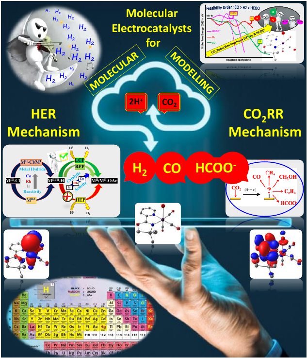 Electrocatalysts for HER and CO2RR